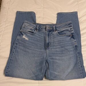 American Eagle Outfitters Light Blue Straight Leg Jeans